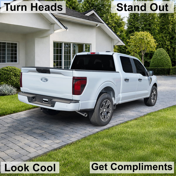 Ford F-150 2024-2026 Dark Smoke Headlight & Taillight Tint Kit – Precut Vinyl Lens Overlays Film