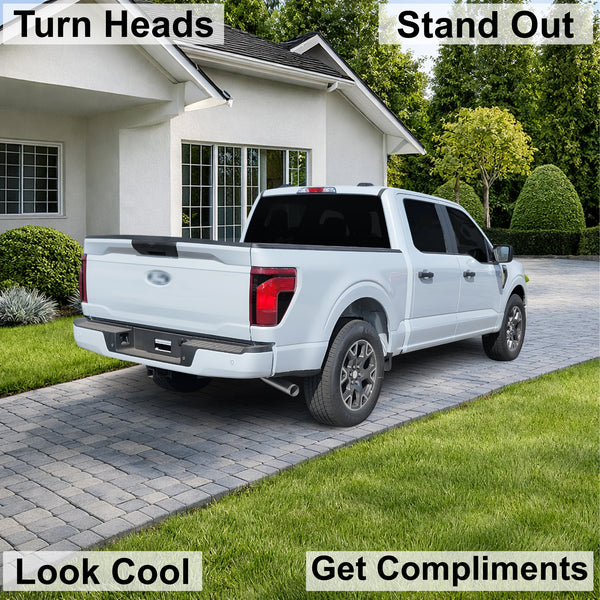 Ford F-150 2024-2026 Dark Smoke Headlight & Taillight Tint Kit – Precut Vinyl Lens Overlays Film