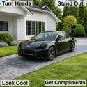 Tesla Model 3 2017–2023 Dark Smoke Headlight & Taillight Tint Kit – Precut Vinyl Lens Overlays