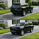 Toyota 4Runner 2014–2024 Dark Smoke Headlight & Taillight Tint Kit – Precut Vinyl Lens Overlays