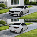 BMW 5 Series 2021–2023 Dark Smoke Headlight & Taillight Tint Kit – Precut Vinyl Lens Overlays