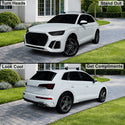 Audi Q5 2021–2025 Dark Smoke Headlight & Taillight Tint Kit – Precut Vinyl Lens Overlays