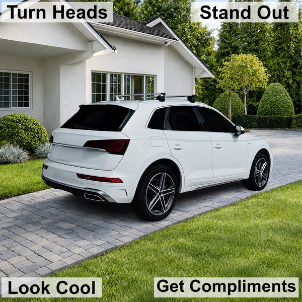 Audi Q5 2021–2025 Dark Smoke Headlight & Taillight Tint Kit – Precut Vinyl Lens Overlays
