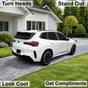 BMW X3 2025-2026 Dark Smoke Headlight & Taillight Tint Kit – Precut Vinyl Lens Overlays Film