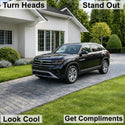 Volkswagen Atlas Cross Sport 2020–2023 Dark Smoke Headlight & Taillight Tint Kit – Precut Vinyl Lens Overlays