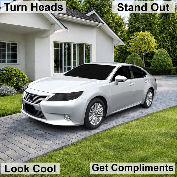 Fits Lexus ES 2013-2015 Full Headlight Taillight Precut Smoked PPF Tint Kit Film Overlay