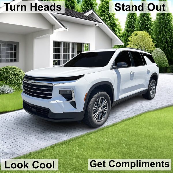 Fits Chevrolet Traverse 2024-2026 Full Headlight Taillight Precut Smoked PPF Tint Kit Film Overlay