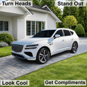Genesis GV80 SUV 2021-2026 Dark Smoke Headlight & Taillight Tint Kit – Precut Vinyl Lens Overlays Film