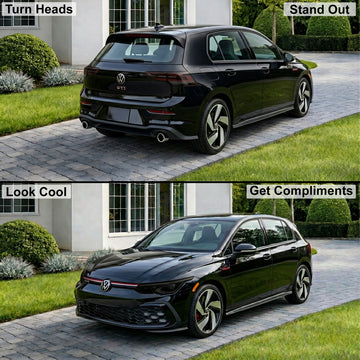 12" X 60" Roll Of Dark Black Smoked Glossy Vinyl Wrap For Headlights, Taillights, Bumpers & More – Self-Adhesive