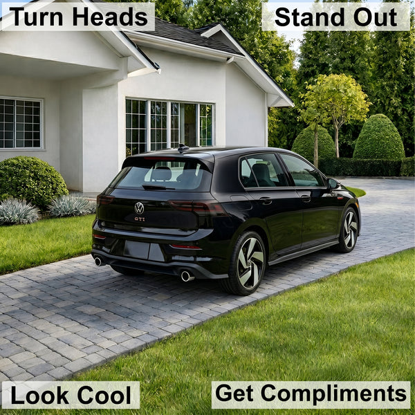 Volkswagen Golf 2022–2026 Dark Smoke Headlight & Taillight Tint Kit – Precut Vinyl Lens Overlays