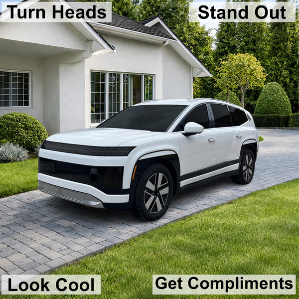 Hyundai Ioniq 9 2026+ Dark Smoke Headlight & Taillight Tint Kit – Precut Vinyl Lens Overlays Film
