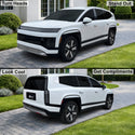 Hyundai Ioniq 9 2026+ Dark Smoke Headlight & Taillight Tint Kit – Precut Vinyl Lens Overlays Film