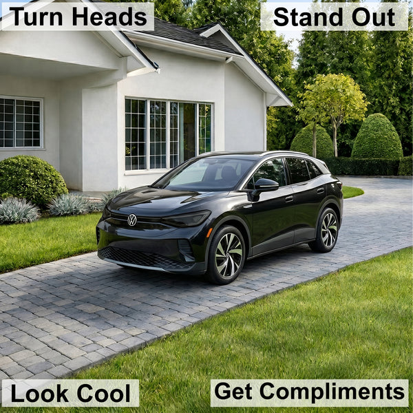 Volkswagen ID.4 2021–2026 Dark Smoke Headlight & Taillight Tint Kit – Precut Vinyl Lens Overlays