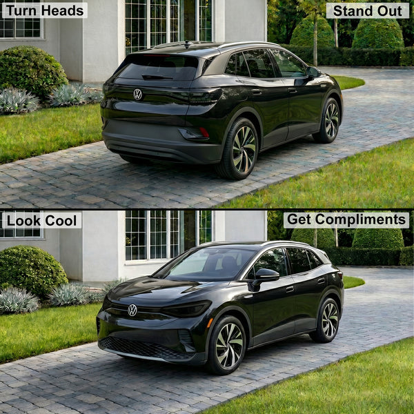 Volkswagen ID.4 2021–2026 Dark Smoke Headlight & Taillight Tint Kit – Precut Vinyl Lens Overlays