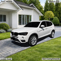 Fits BMW X3 2015-2017 Full Headlight Taillight Precut Smoked PPF Tint Kit Film Overlay