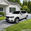 Fits BMW X3 2015-2017 Full Headlight Taillight Precut Smoked PPF Tint Kit Film Overlay