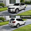 Fits BMW X3 2015-2017 Full Headlight Taillight Precut Smoked PPF Tint Kit Film Overlay