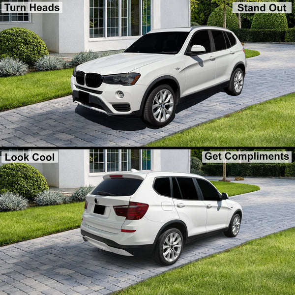 Fits BMW X3 2015-2017 Full Headlight Taillight Precut Smoked PPF Tint Kit Film Overlay