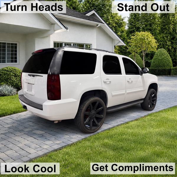 Fits GMC Yukon 2007-2014 Full Headlight Taillight Precut Smoked PPF Tint Kit Film Overlay