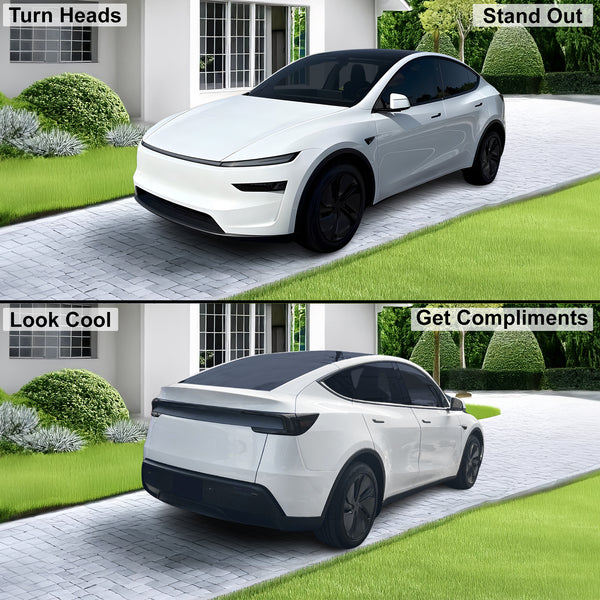 Fits Tesla Model Y 2026 Full Headlight Taillight Precut Smoked PPF Tint Kit Film Overlay