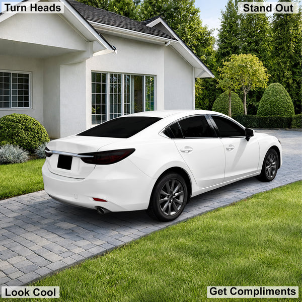 Fits Mazda Mazda6 2018-2021 Full Headlight Taillight Precut Smoked PPF Tint Kit Film Overlay