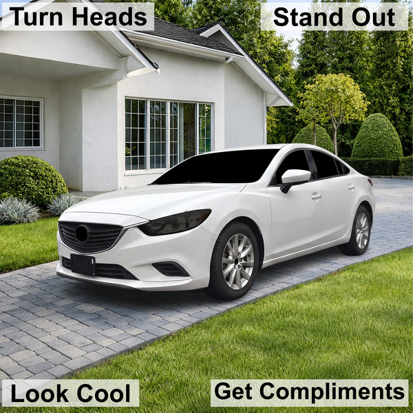 Fits Mazda Mazda6 2014-2017 Full Headlight Taillight Precut Smoked PPF Tint Kit Film Overlay