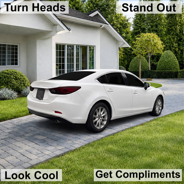 Fits Mazda Mazda6 2014-2017 Full Headlight Taillight Precut Smoked PPF Tint Kit Film Overlay