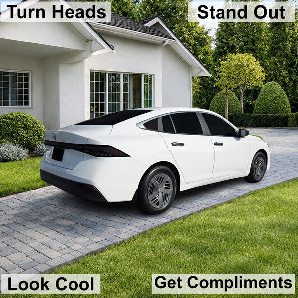 Nissan Sentra 2026+ Dark Smoke Headlight & Taillight Tint Kit – Precut Vinyl Lens Overlays Film