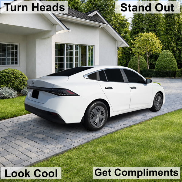 Nissan Sentra 2026+ Dark Smoke Headlight & Taillight Tint Kit – Precut Vinyl Lens Overlays Film