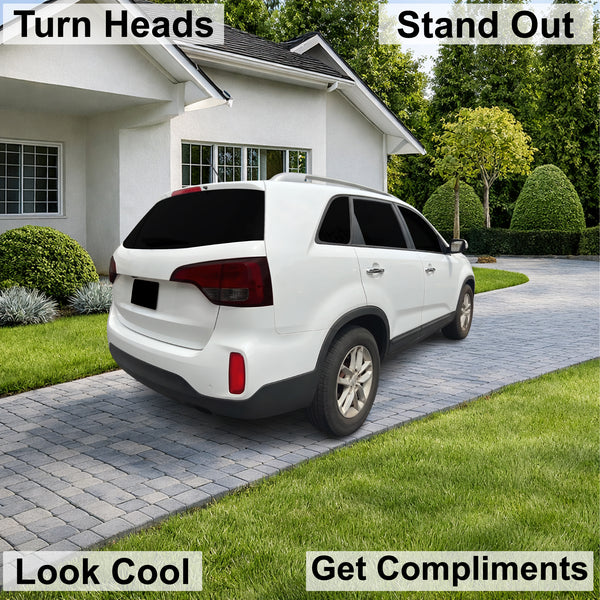 Fits Kia Sorento 2014-2015 Full Headlight Taillight Precut Smoked PPF Tint Kit Film Overlay