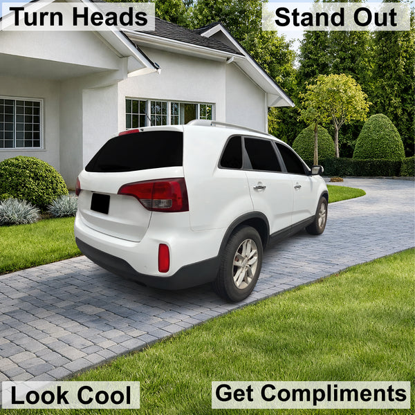 Fits Kia Sorento 2014-2015 Full Headlight Taillight Precut Smoked PPF Tint Kit Film Overlay