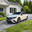 Fits Mercedes-Benz EQE Sedan 2023-2026 Full Headlight Taillight Precut Smoked PPF Tint Kit Film Overlay