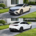 Fits Mercedes-Benz EQE Sedan 2023-2026 Full Headlight Taillight Precut Smoked PPF Tint Kit Film Overlay