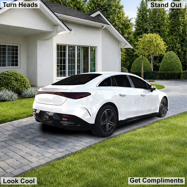 Fits Mercedes-Benz EQE Sedan 2023-2026 Full Headlight Taillight Precut Smoked PPF Tint Kit Film Overlay