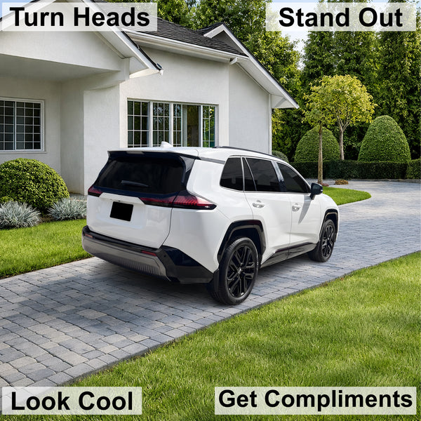 Toyota RAV4 2026-2027 Dark Smoke Headlight & Taillight Tint Kit – Precut Vinyl Lens Overlays Film