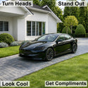 Tesla Model S 2017–2026 Dark Smoke Headlight & Taillight Tint Kit – Precut Vinyl Lens Overlays