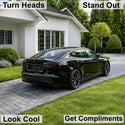 Tesla Model S 2017–2026 Dark Smoke Headlight & Taillight Tint Kit – Precut Vinyl Lens Overlays