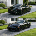 Toyota Supra 2020–2026 Dark Smoke Headlight & Taillight Tint Kit – Precut Vinyl Lens Overlays