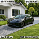 Tesla Model 3 2024–2026 Dark Smoke Headlight & Taillight Tint Kit – Precut Vinyl Lens Overlays