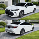 Toyota Avalon 2019-2022 Dark Smoke Headlight & Taillight Tint Kit – Precut Vinyl Lens Overlays Film