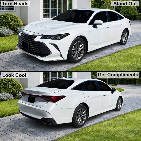 Toyota Avalon 2019-2022 Dark Smoke Headlight & Taillight Tint Kit – Precut Vinyl Lens Overlays Film