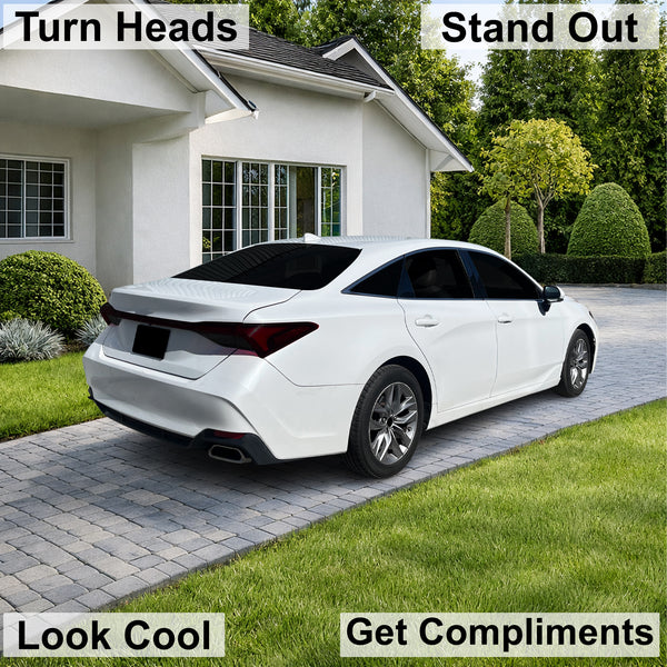 Toyota Avalon 2019-2022 Dark Smoke Headlight & Taillight Tint Kit – Precut Vinyl Lens Overlays Film