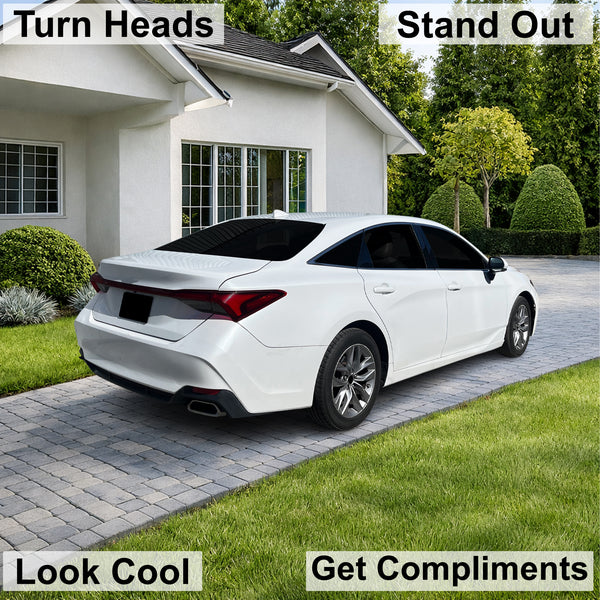 Toyota Avalon 2019-2022 Dark Smoke Headlight & Taillight Tint Kit – Precut Vinyl Lens Overlays Film