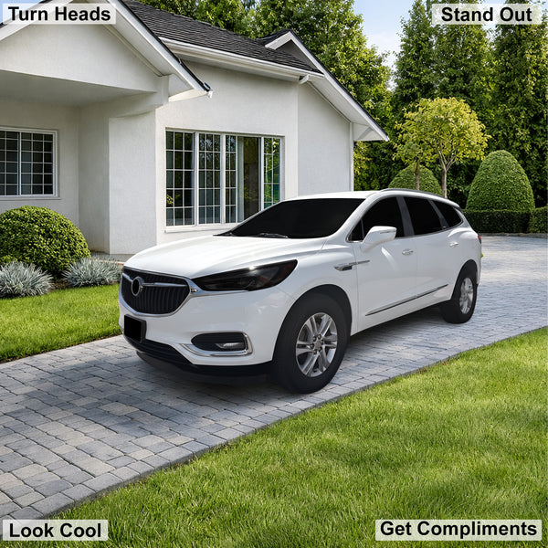 Fits Buick Enclave 2018-2021 Full Headlight Taillight Precut Smoked PPF Tint Kit Film Overlay