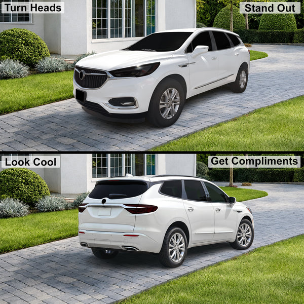 Fits Buick Enclave 2018-2021 Full Headlight Taillight Precut Smoked PPF Tint Kit Film Overlay