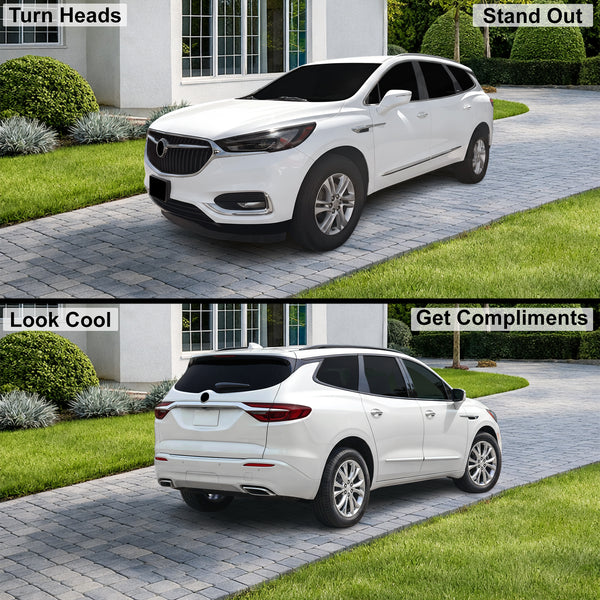 Fits Buick Enclave 2018-2021 Full Headlight Taillight Precut Smoked PPF Tint Kit Film Overlay