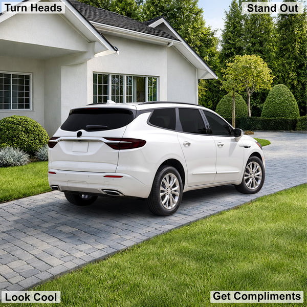 Fits Buick Enclave 2018-2021 Full Headlight Taillight Precut Smoked PPF Tint Kit Film Overlay