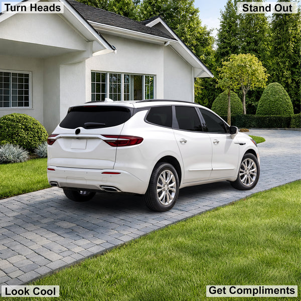 Fits Buick Enclave 2018-2021 Full Headlight Taillight Precut Smoked PPF Tint Kit Film Overlay