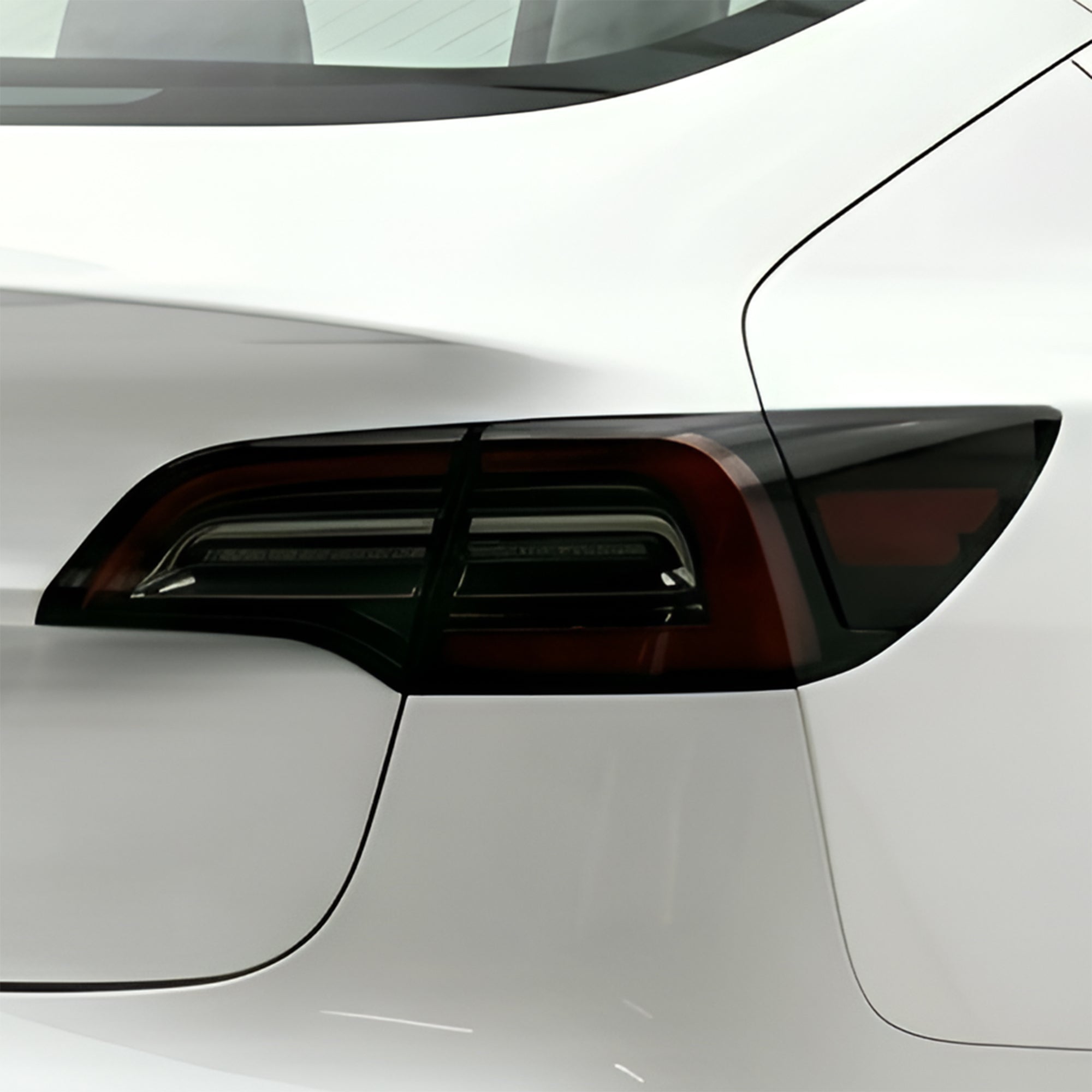 Tesla Model 3 2017–2023 Dark Smoke Headlight & Taillight Tint Kit – Precut Vinyl Lens Overlays