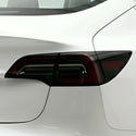 Tesla Model 3 2017–2023 Dark Smoke Headlight & Taillight Tint Kit – Precut Vinyl Lens Overlays